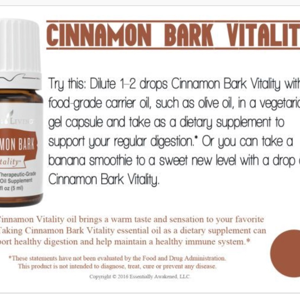 Young living cinnamon bark vitality 5ml ✨